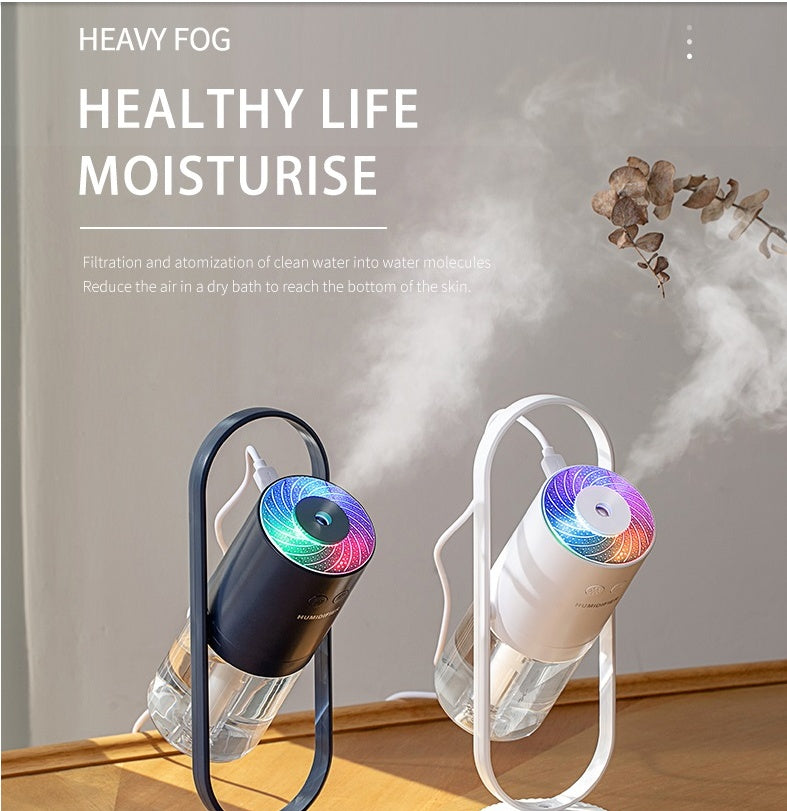 USB Mini Humidifier with Projection Night Light – image 1