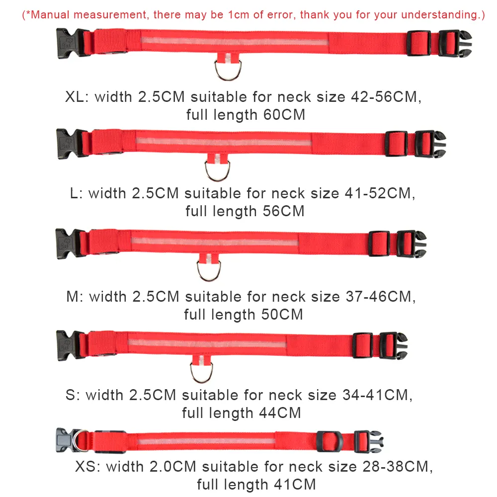 LED Light-Up Adjustable Dog Collar – image 6