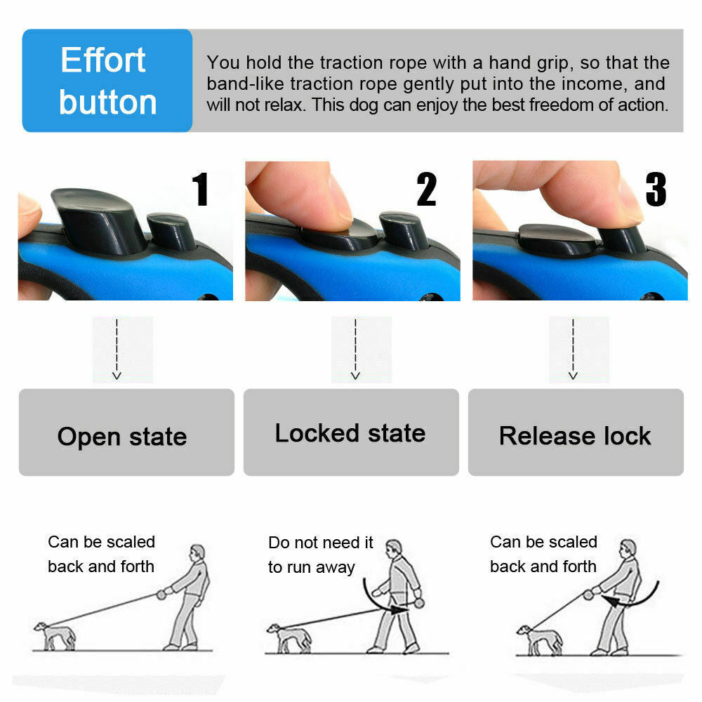 16-Foot Retractable Dog Leash – image 4