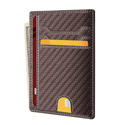 Slim RFID-Blocking Leather Card Wallet – image 14