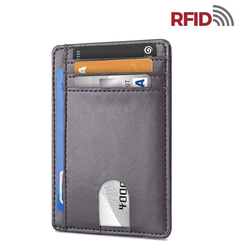 Slim RFID-Blocking Leather Card Wallet – image 22