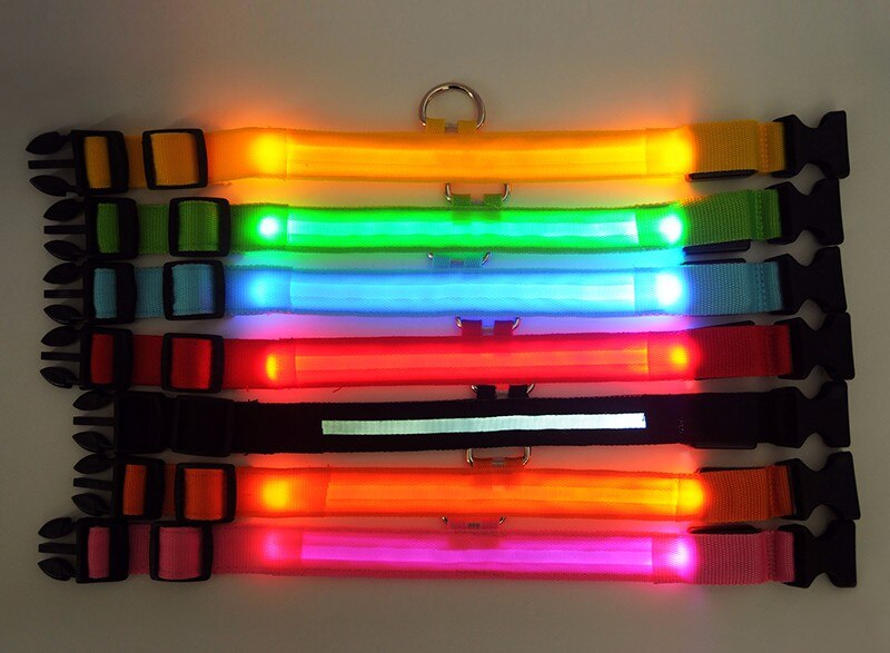 LED Light-Up Adjustable Dog Collar – image 13