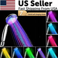 7-Color LED Handheld Shower Head – image 1