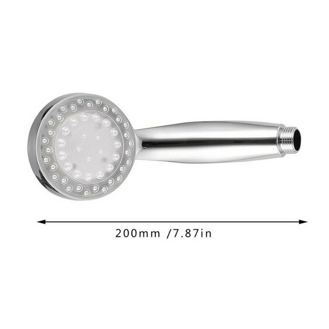 7-Color LED Handheld Shower Head – image 4