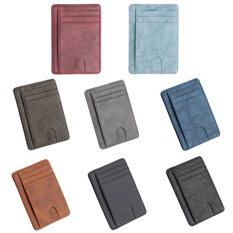 Slim RFID-Blocking Leather Card Wallet – image 8