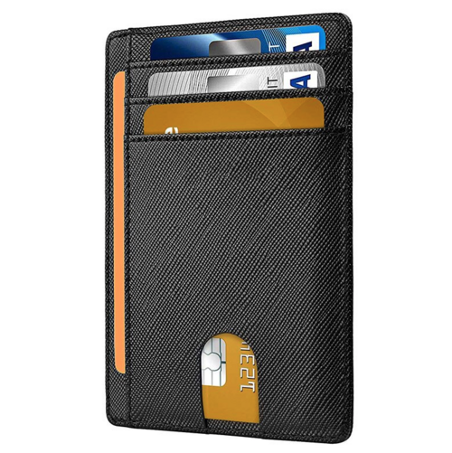 Slim RFID-Blocking Leather Card Wallet – image 17
