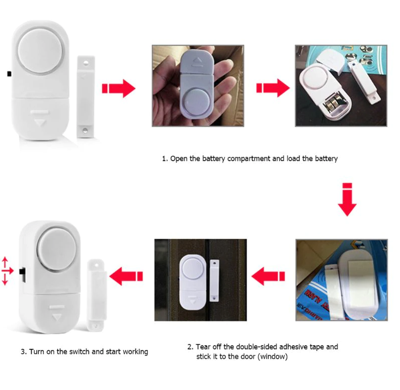 6-Piece Wireless Door & Window Alarm Set – image 10