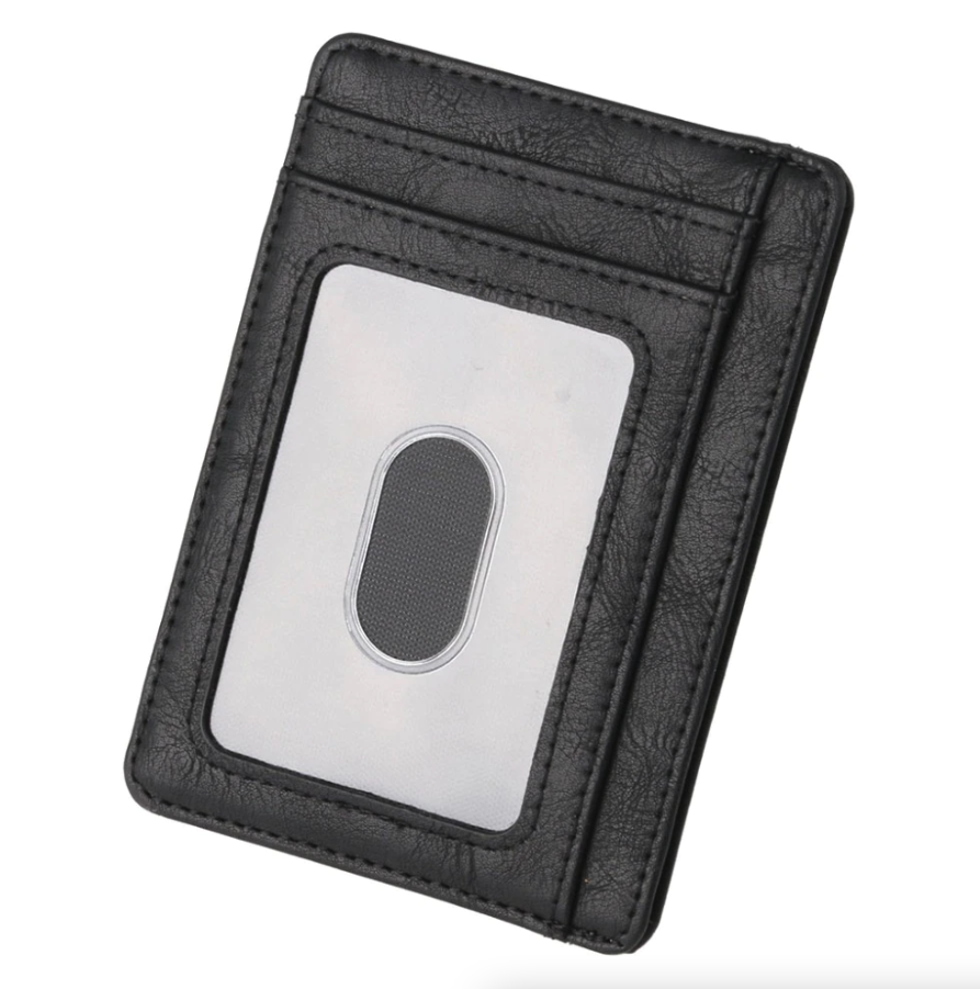 Slim RFID-Blocking Leather Card Wallet – image 6