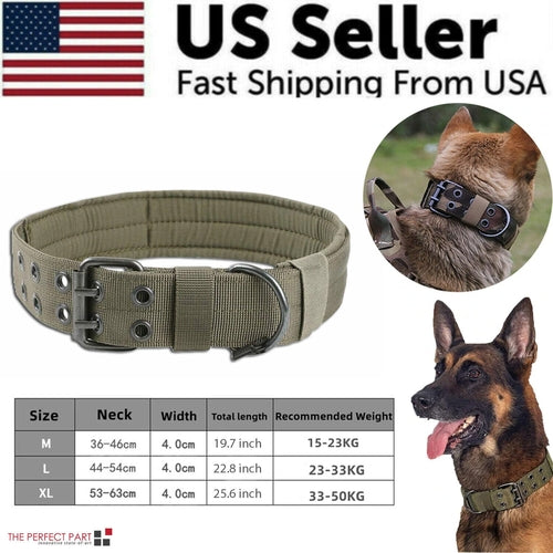 Heavy-Duty Wide Tactical Dog Collar – image 26