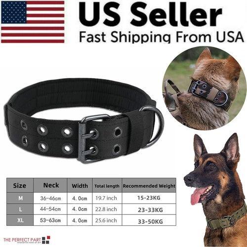 Heavy-Duty Wide Tactical Dog Collar – image 25