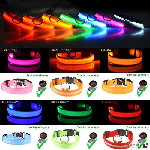 LED Light-Up Adjustable Dog Collar – image 27