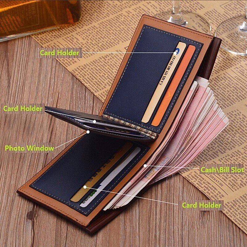 Men's Genuine Leather Bifold Wallet – image 8