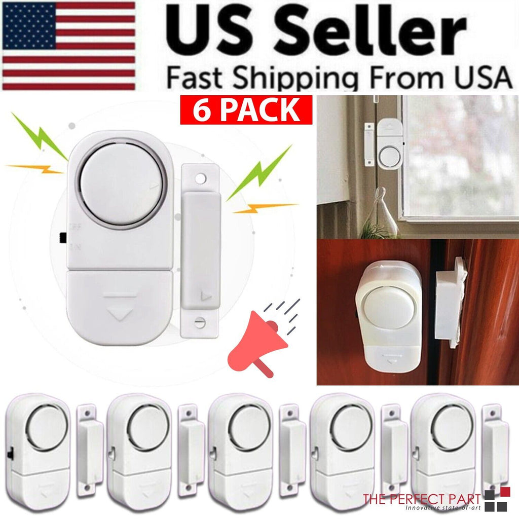 6-Piece Wireless Door & Window Alarm Set – image 1
