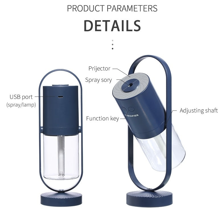 USB Mini Humidifier with Projection Night Light – image 5