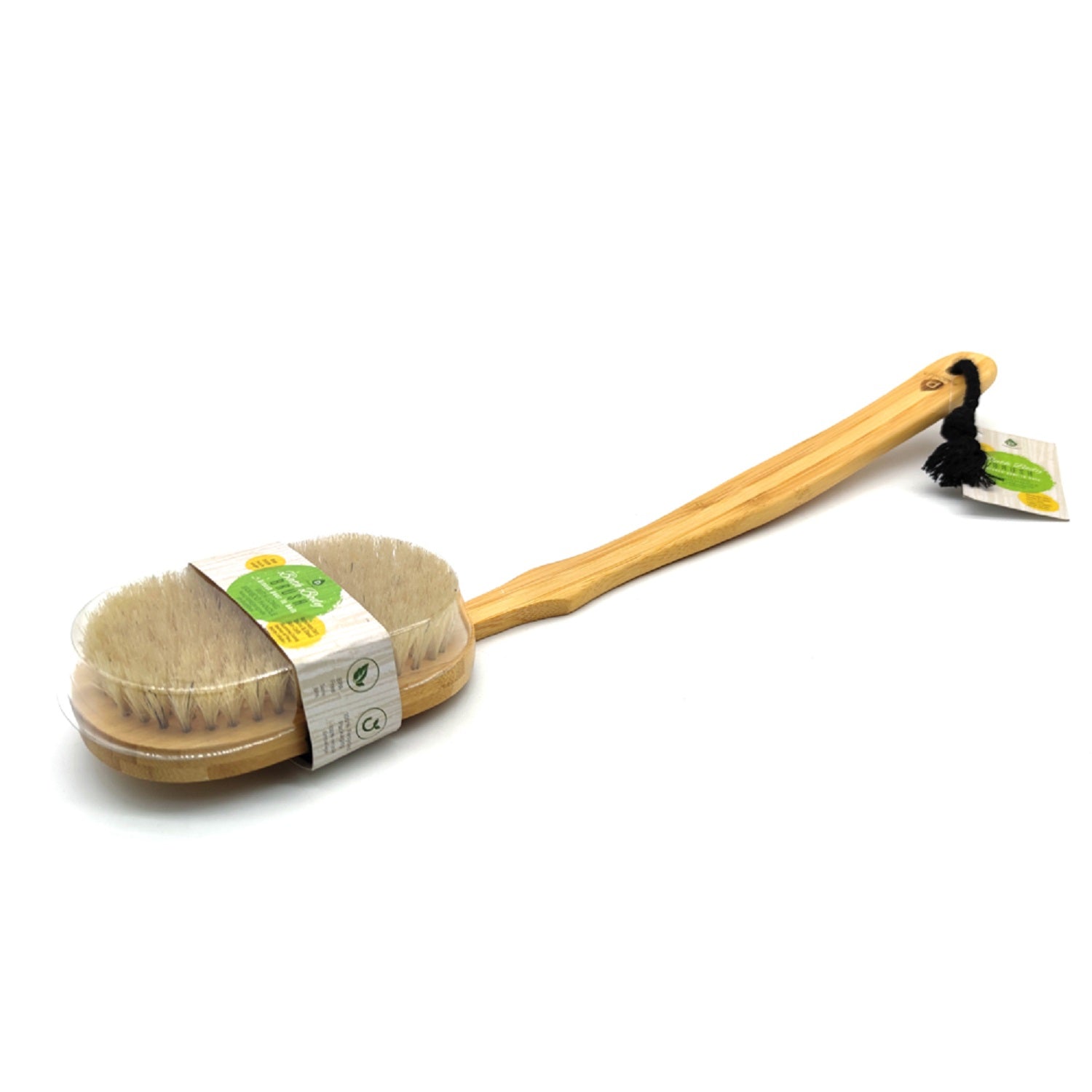 Long-Handle Bamboo Bath Brush – image 2