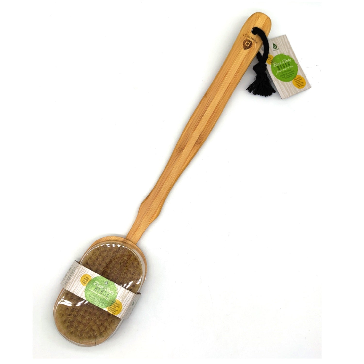 Long-Handle Bamboo Bath Brush – image 4