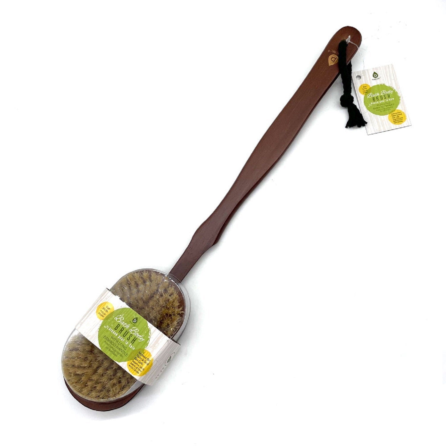 Long-Handle Bamboo Bath Brush – image 5