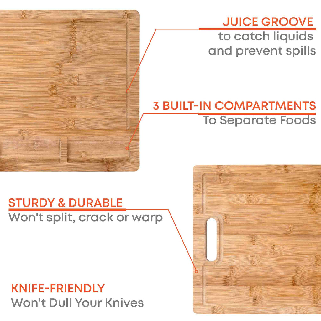 Extra-Large Bamboo Cutting Board – image 7