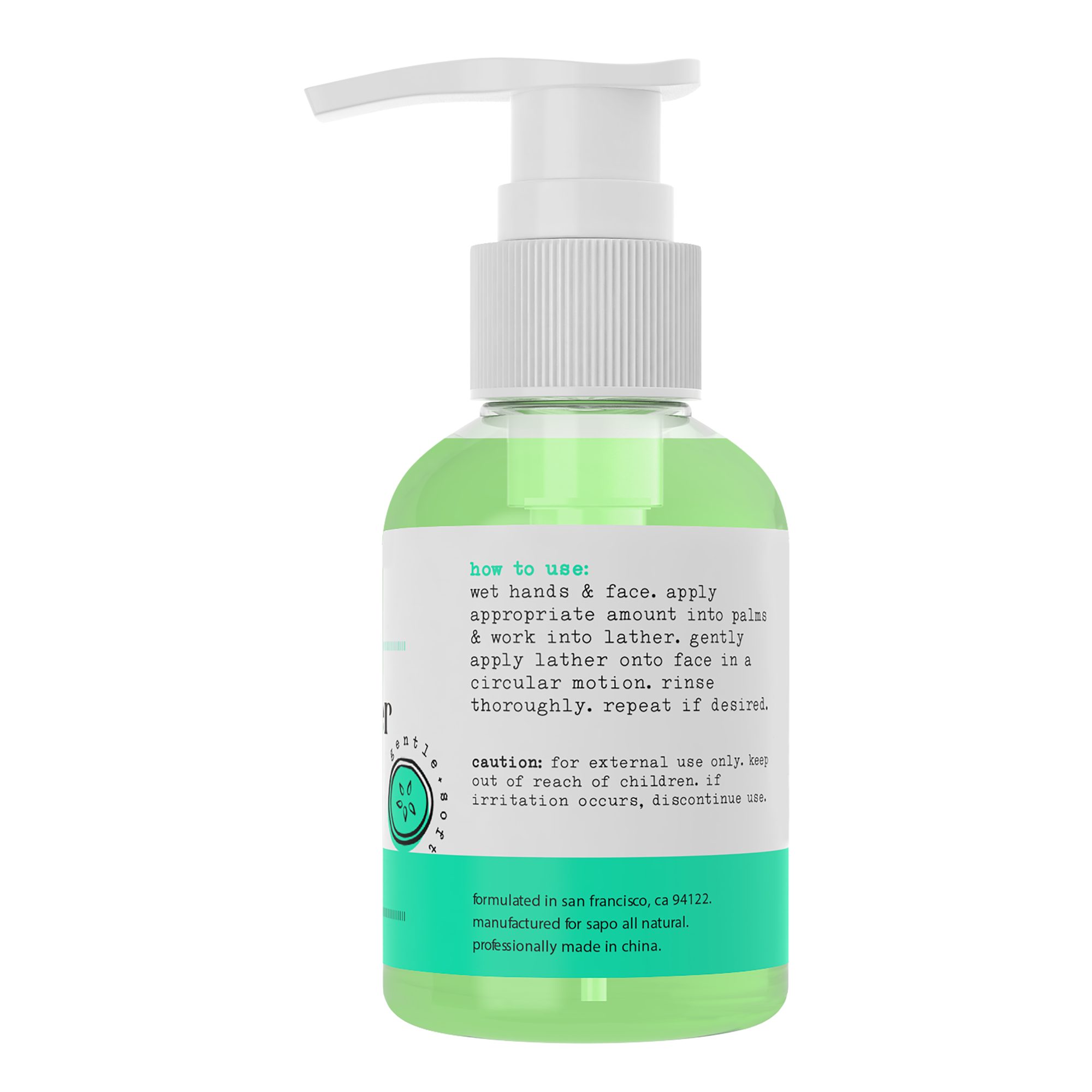 Sapo Cucumber Hydrating Face Cleanser – image 2
