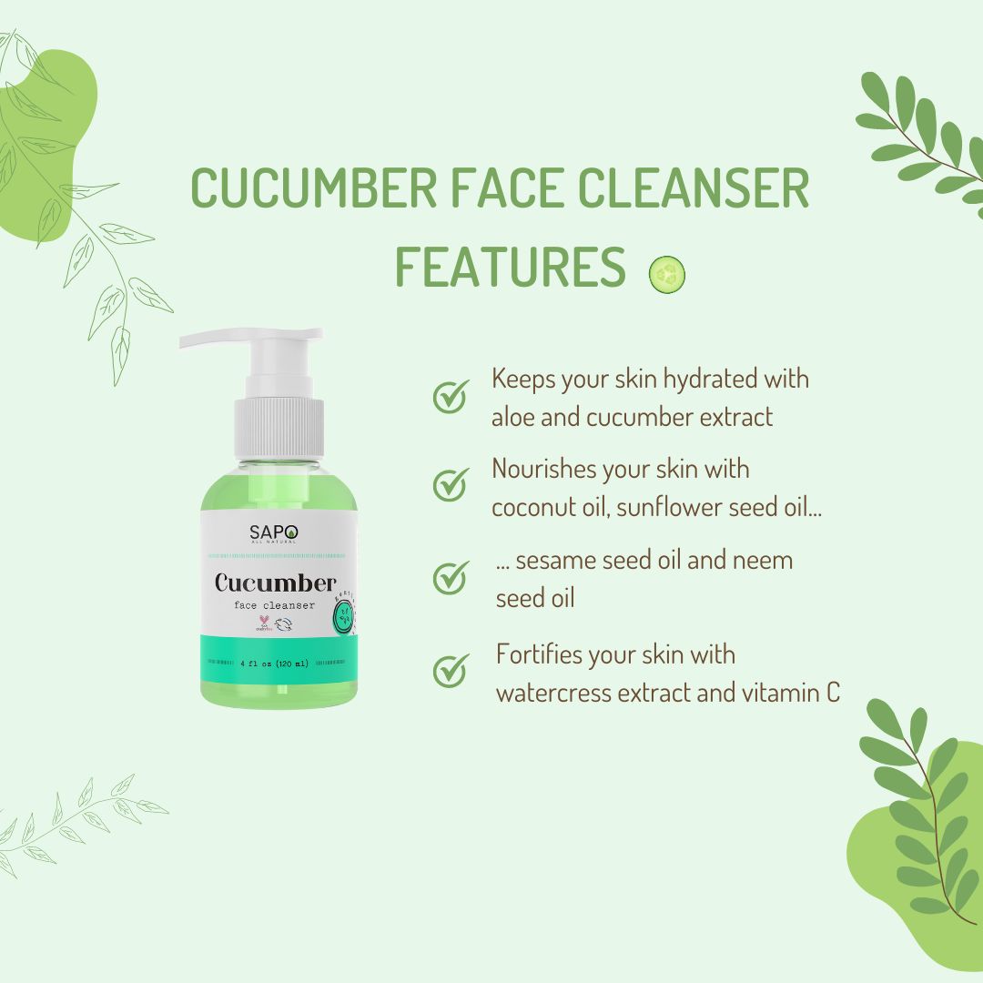Sapo Cucumber Hydrating Face Cleanser – image 4