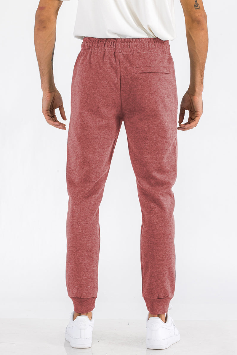 Men's Heathered Cotton Joggers – image 3