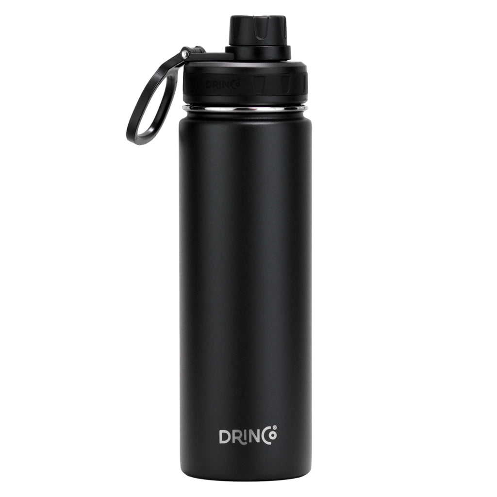 DRINCO 22 oz Insulated Sport Bottle – Black – image 1