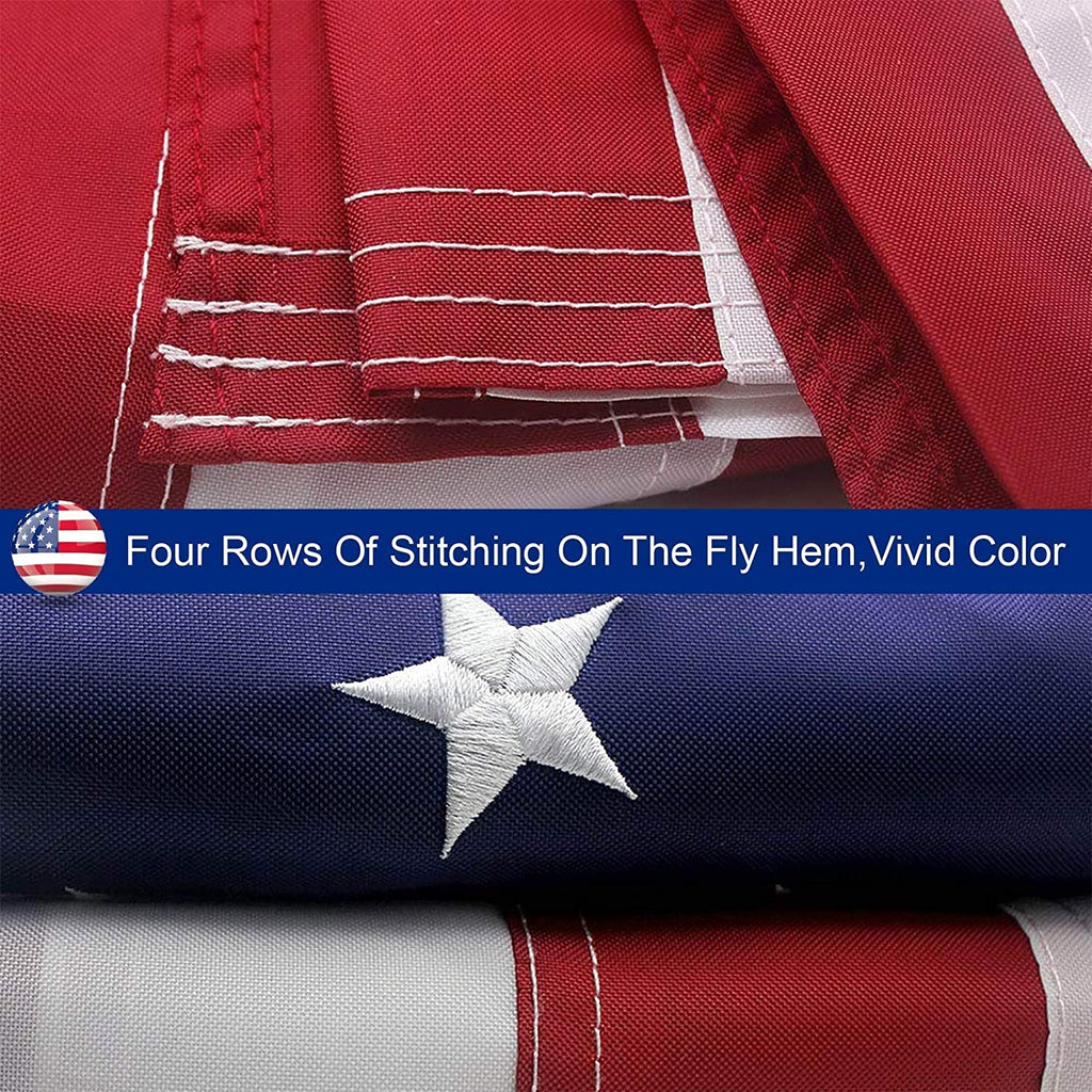 Heavy-Duty Embroidered American Flag – image 4