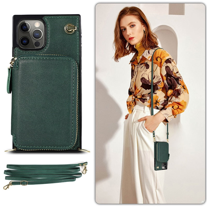 iPhone 11 Pro Wallet Case with Crossbody Strap – image 11