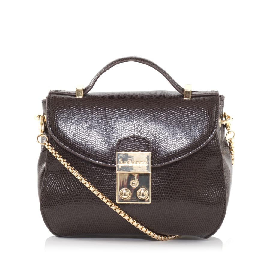 Snowberry Brown vegan across body bag