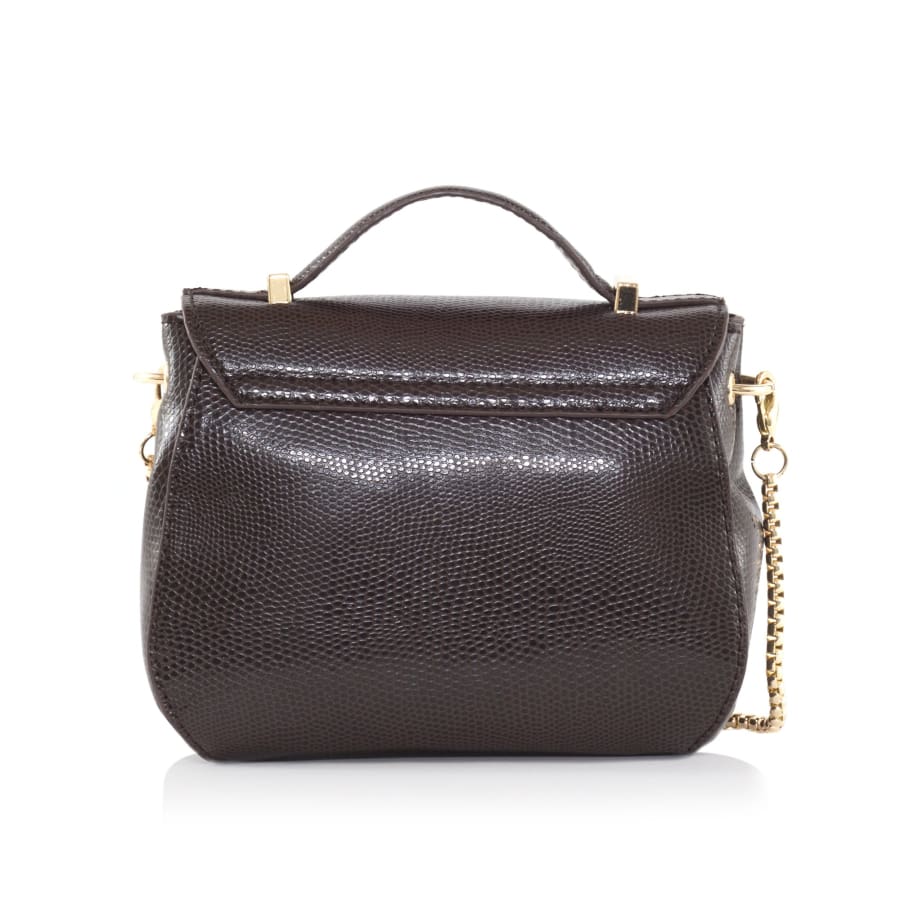 Snowberry Brown vegan across body bag