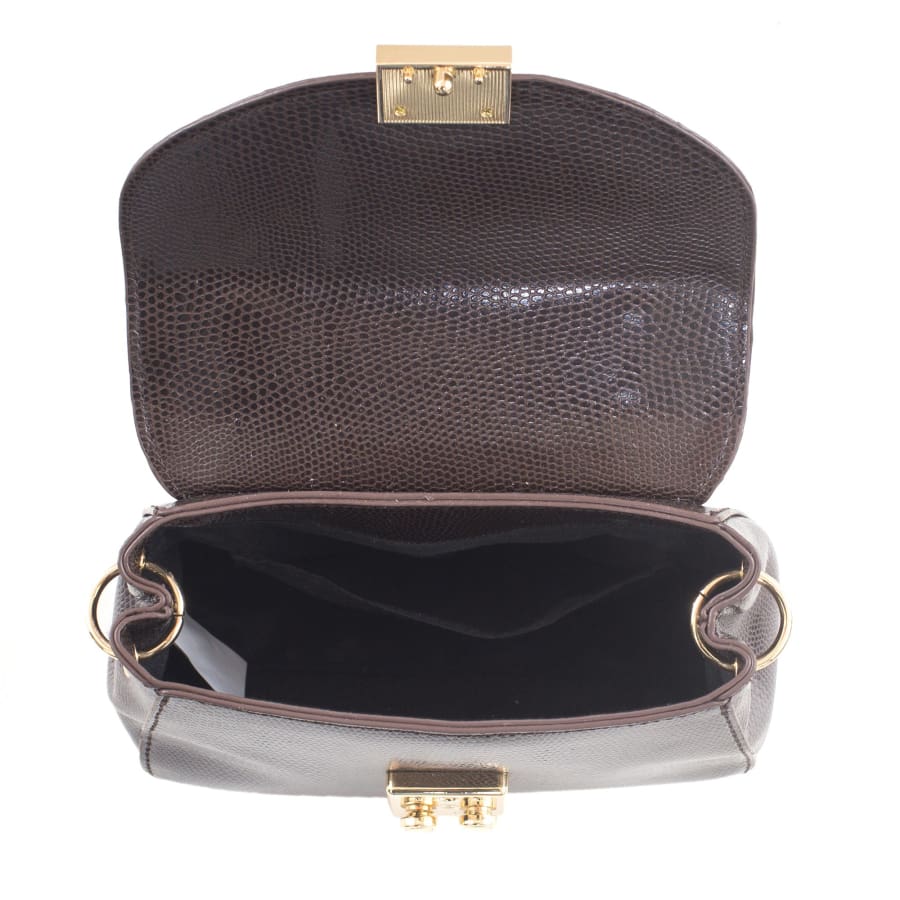 Snowberry Brown vegan across body bag